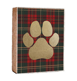 Rustic Marlin Sign-Holiday Paw Print