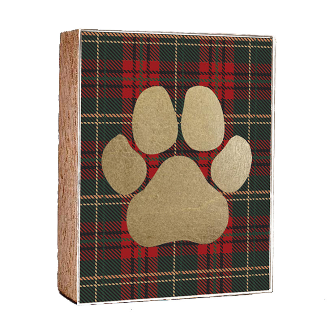 Rustic Marlin Sign-Holiday Paw Print