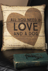 Pillow-Love & a Dog