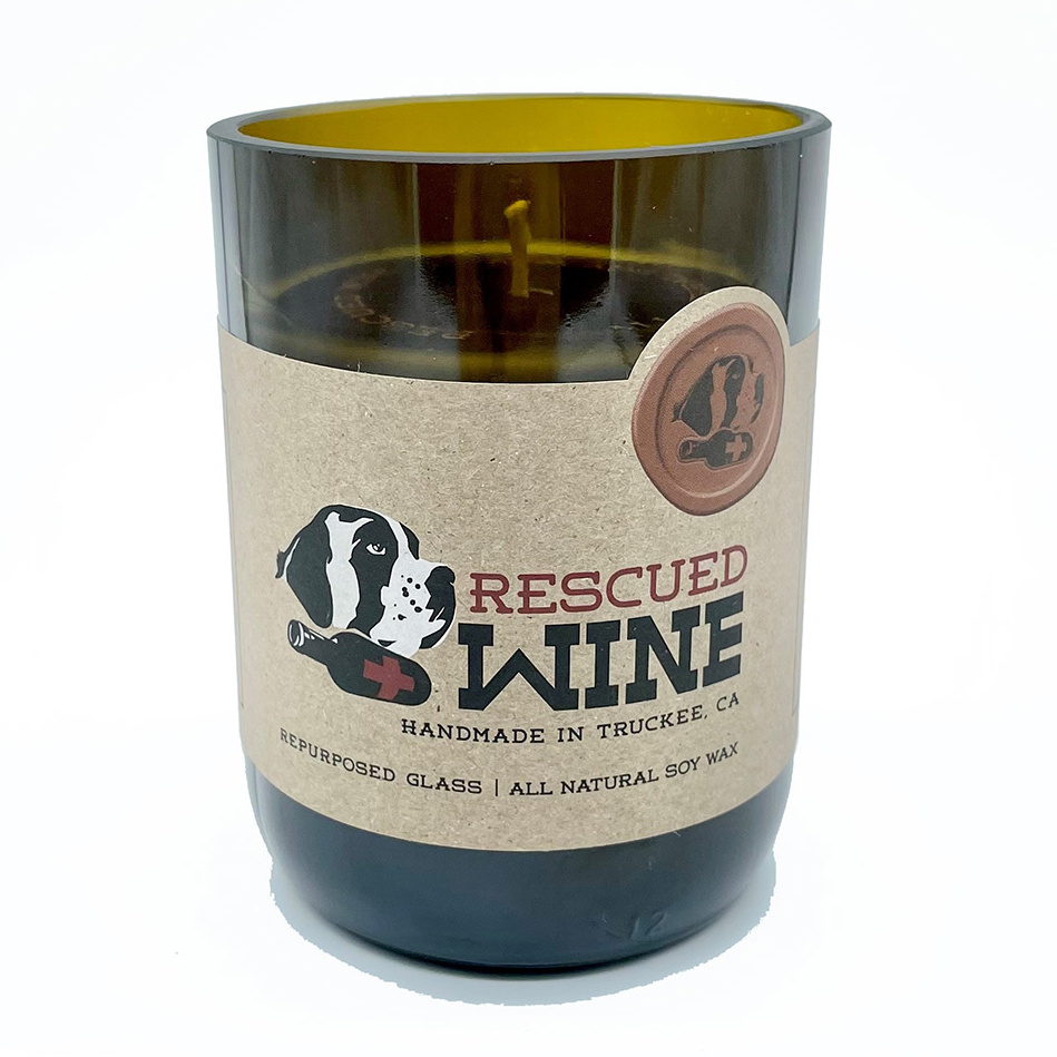 Rescued Wine Candles Cabernet Candle