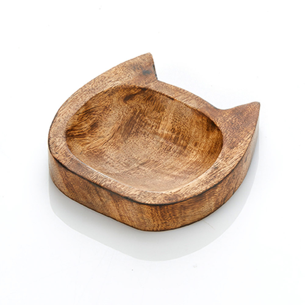Hand-carved Wooden Trinket Dish