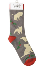 Holiday Sign & Socks Gift Set