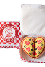 Pizza My Heart Plush Dog Toy