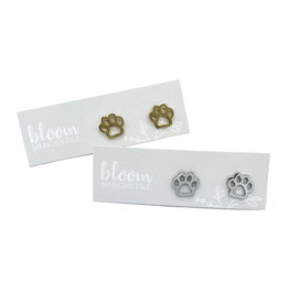 Bloom Mercantile Paw Print Earrings