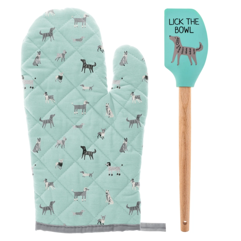 Karma Oven Mitt & Spatula Set