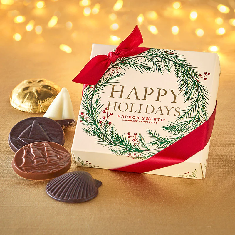 Harbor Sweets Wreath Chocolate Gift Box