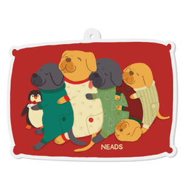 stickermule Ornament - Sleepy Puppies