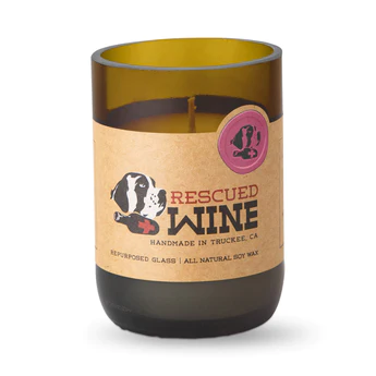 Rescued Wine Candles Rosé Candle