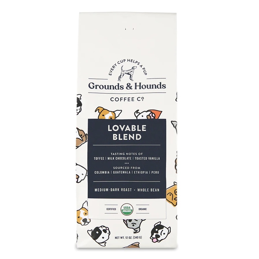Grounds & Hounds Coffee Co. Lovable Blend Ground Coffee