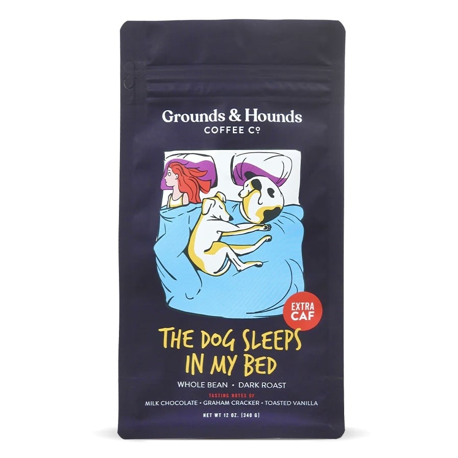 Grounds & Hounds Coffee Co. The Dog Sleeps in My Bed Ground Coffee