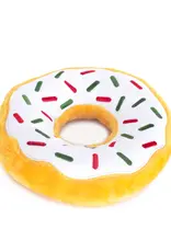 ZippyPaws Jumbo Donut Dog Toy- Holiday