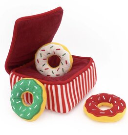 ZippyPaws Box of Donuts Dog Toy
