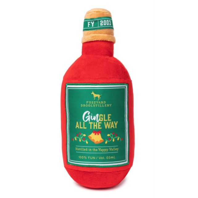 FuzzYard Gin-Gle All The Way Holiday Dog Toy