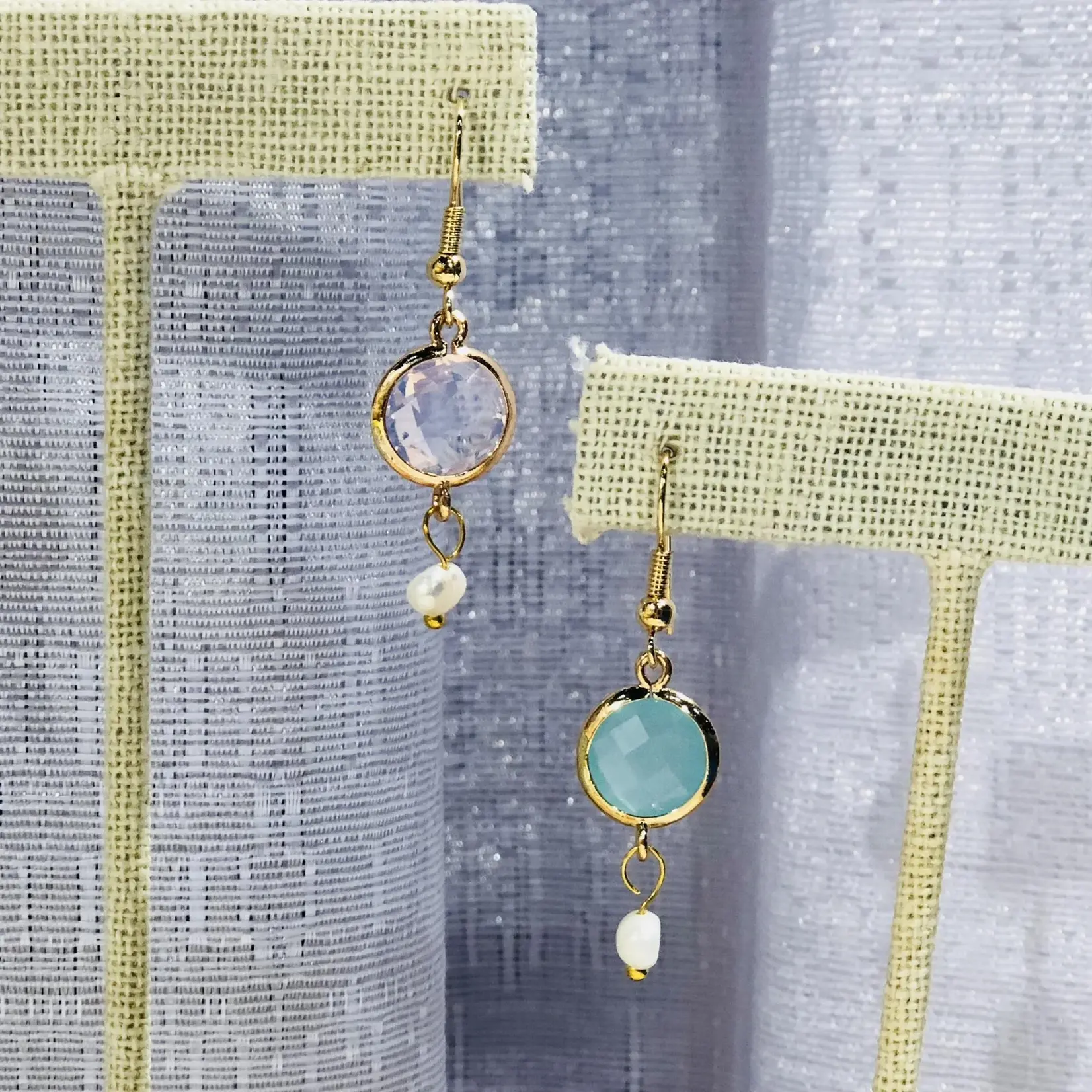 Studio G Round Crystal Earring