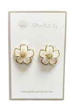 Studio G Flower Gold Earring