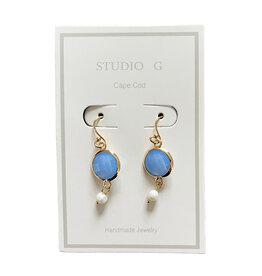 Studio G Round Crystal Earring