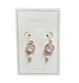 Studio G Round Crystal Earring