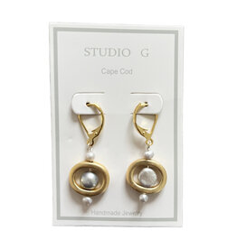 Studio G Brushed Bead Earring