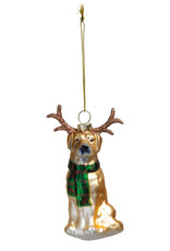 Ornament-Dog with Antlers