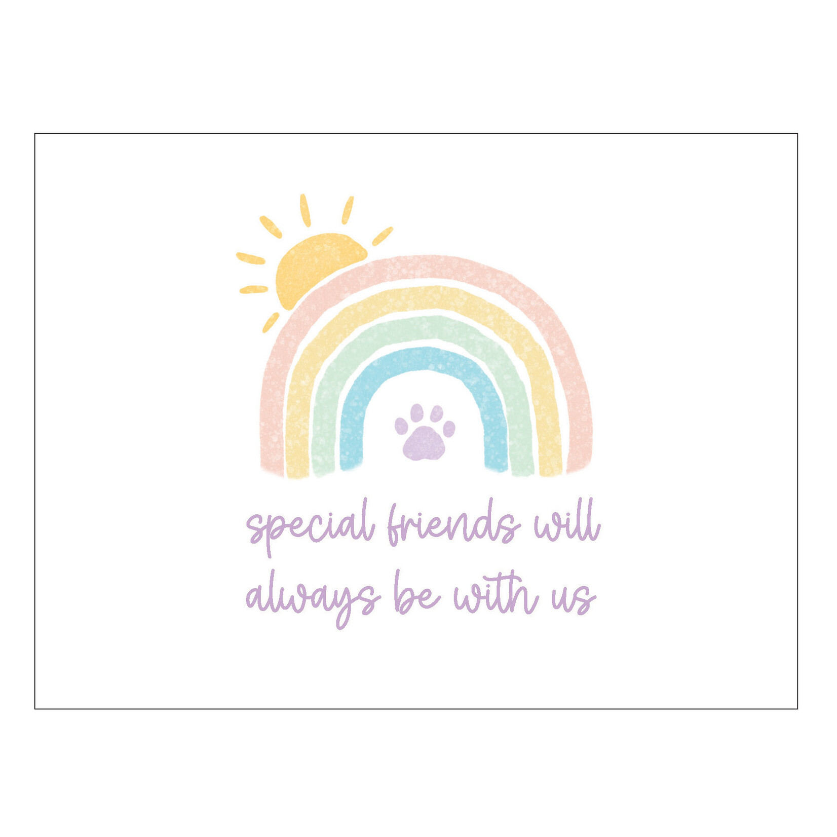 Memorial Cards-Rainbow