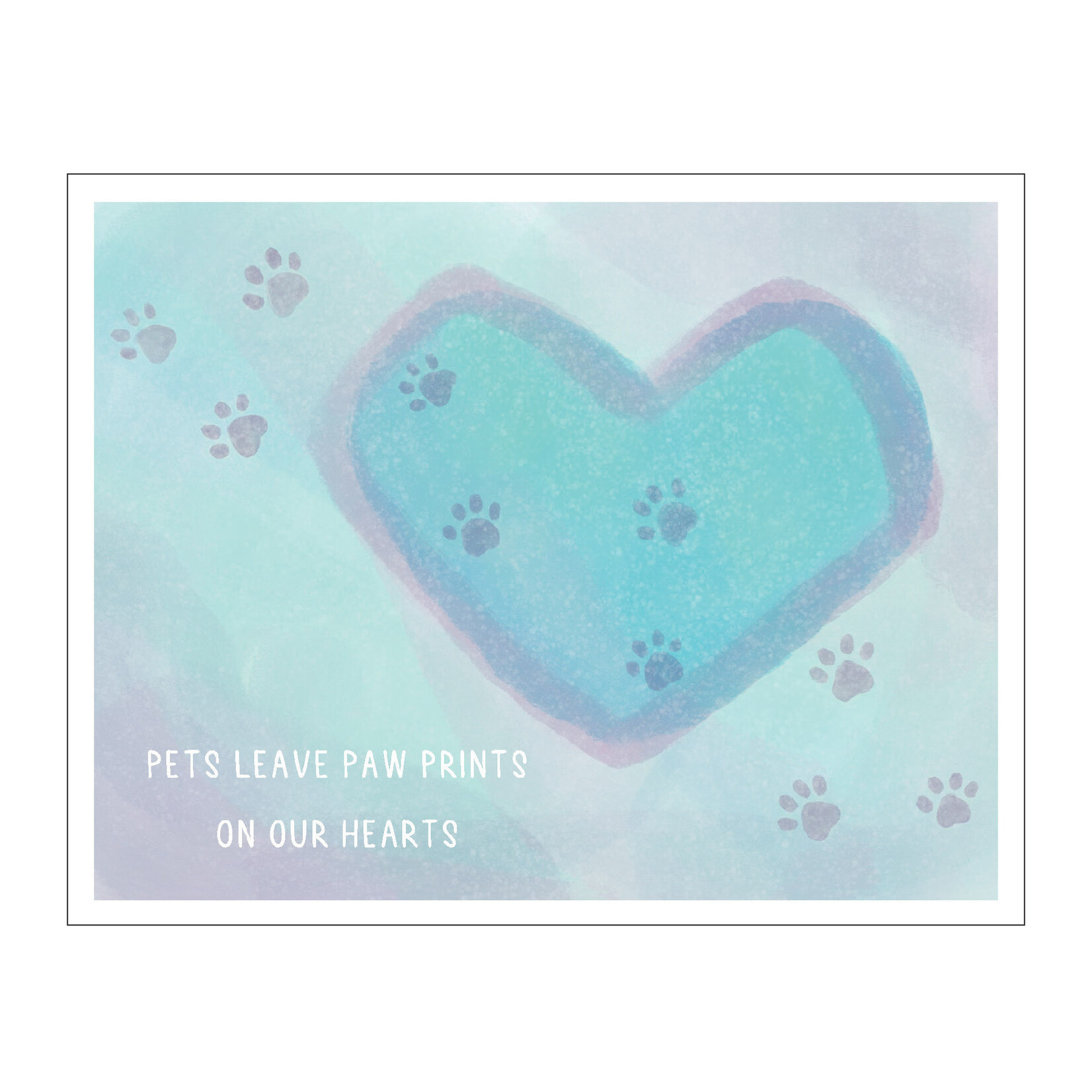 Memorial Cards-Heart