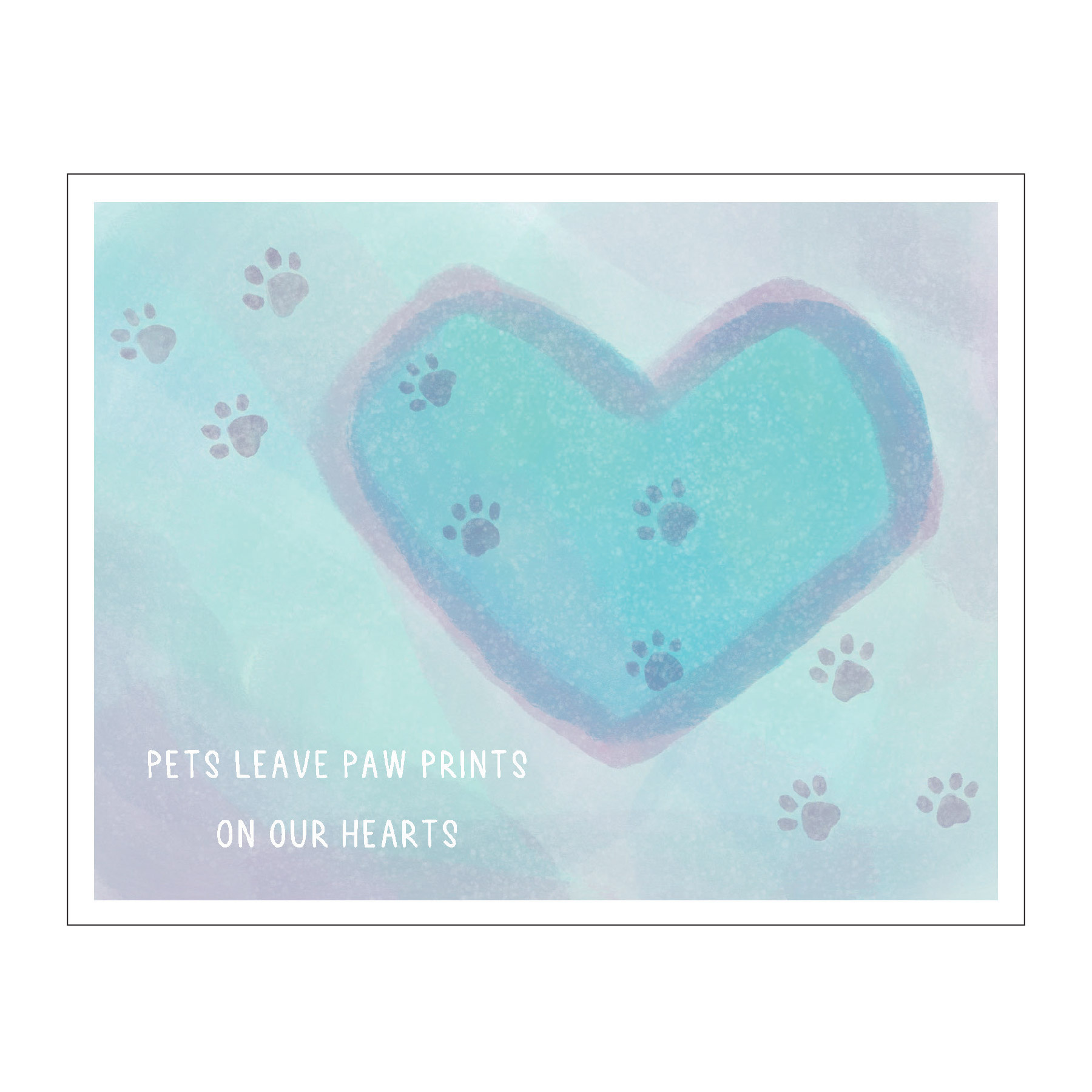 Memorial Cards-Heart