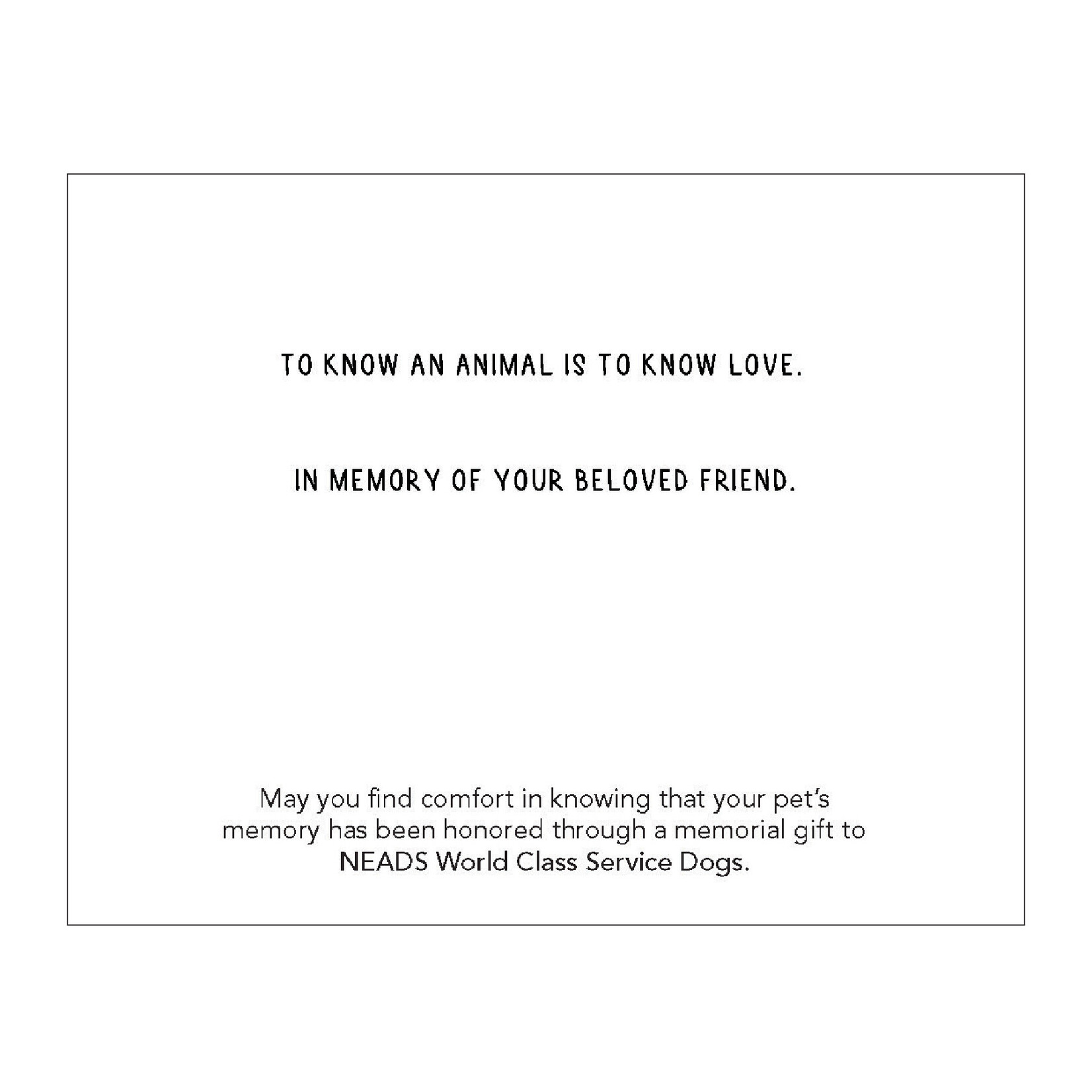 Memorial Cards-Heart