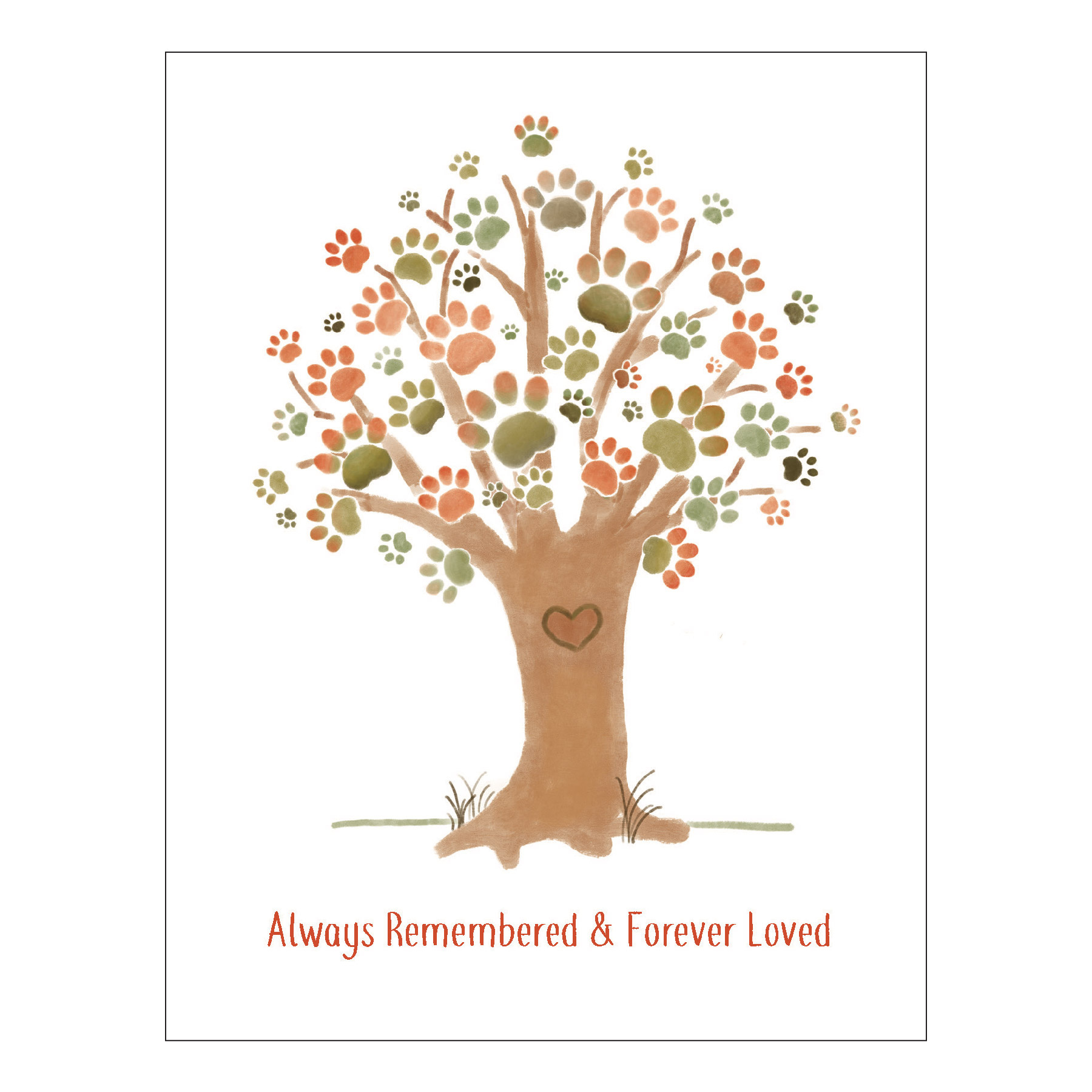 Memorial Cards-Tree