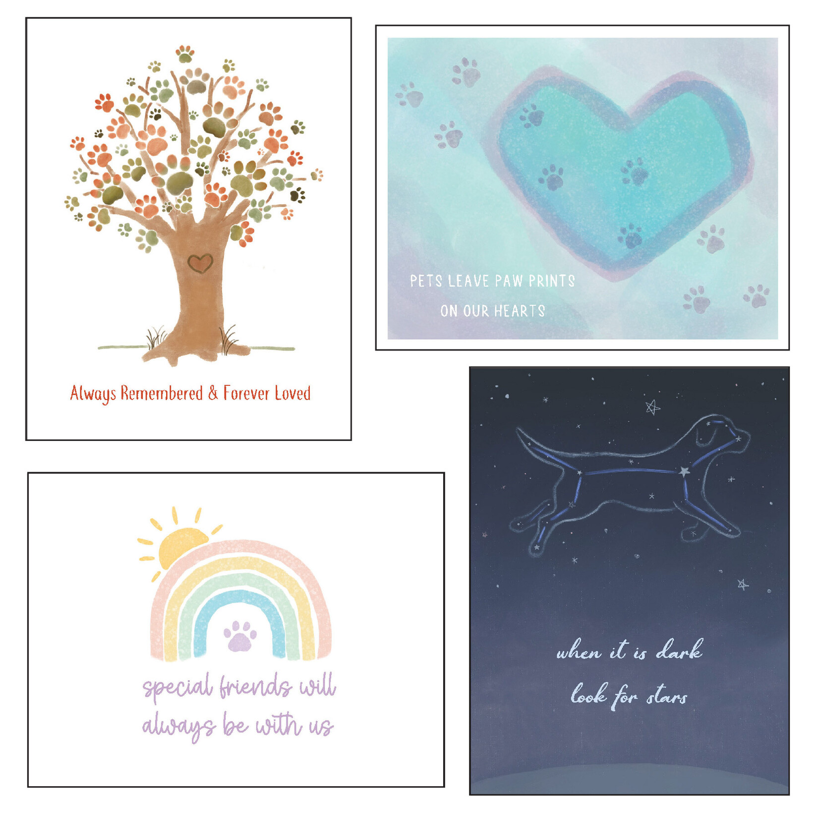 Memorial Cards-Multi Pack