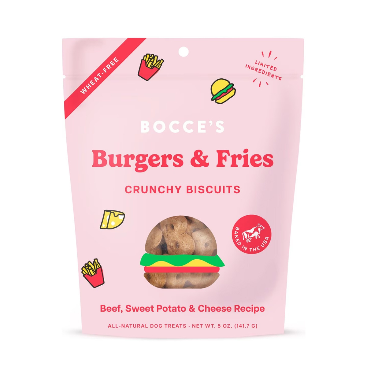 Bocce's Bakery Treats-Burgers & Fries