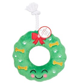 Pearhead Holiday Wreath Dog Toy