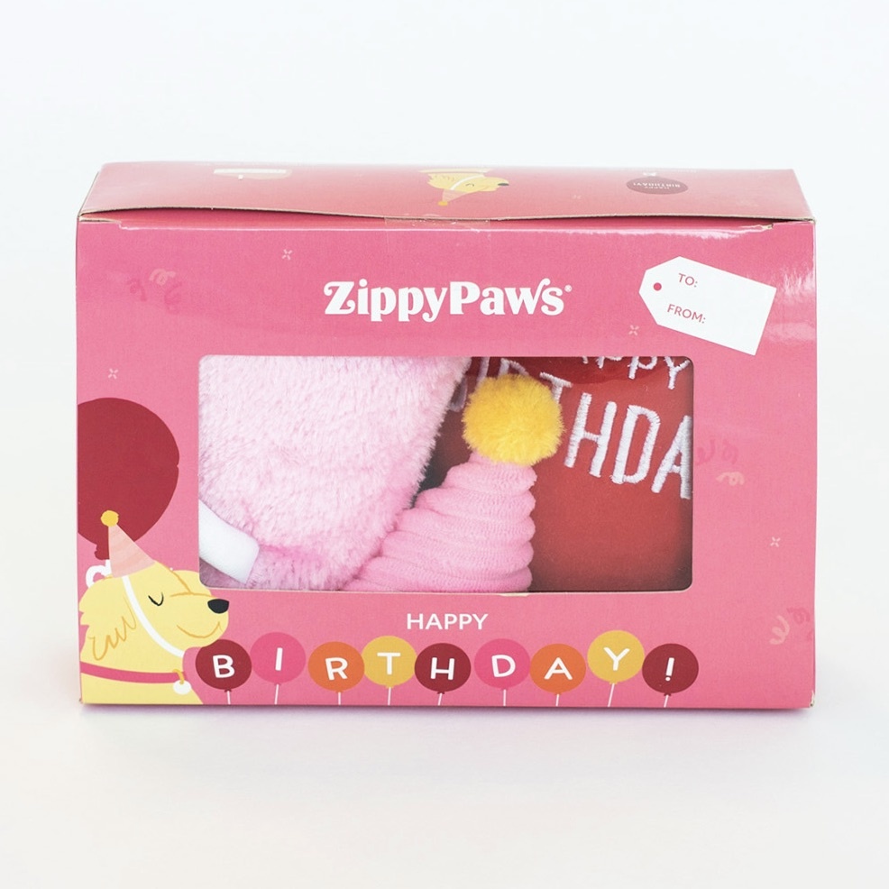 ZippyPaws Dog Birthday Box