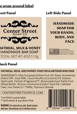 Center Street Soap Co. Handmade Soap Bar