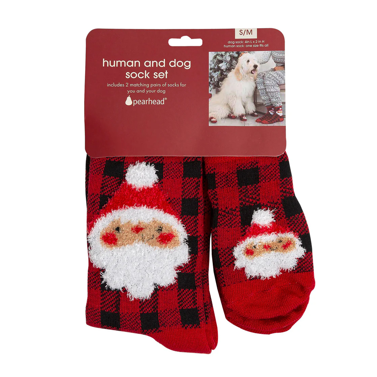 Pearhead Human and Dog Sock Set