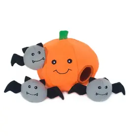 ZippyPaws Pumpkin Burrow Toy