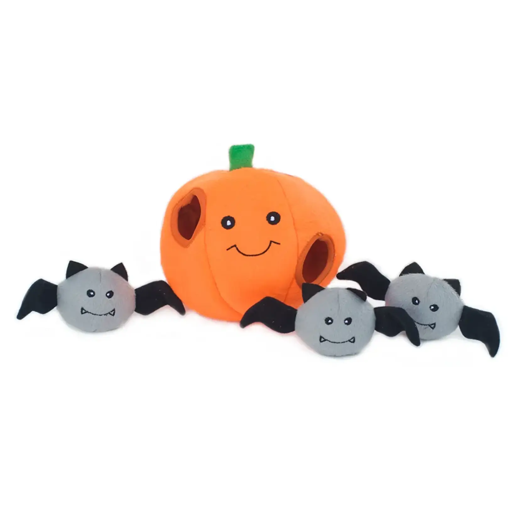 ZippyPaws Pumpkin Burrow Toy