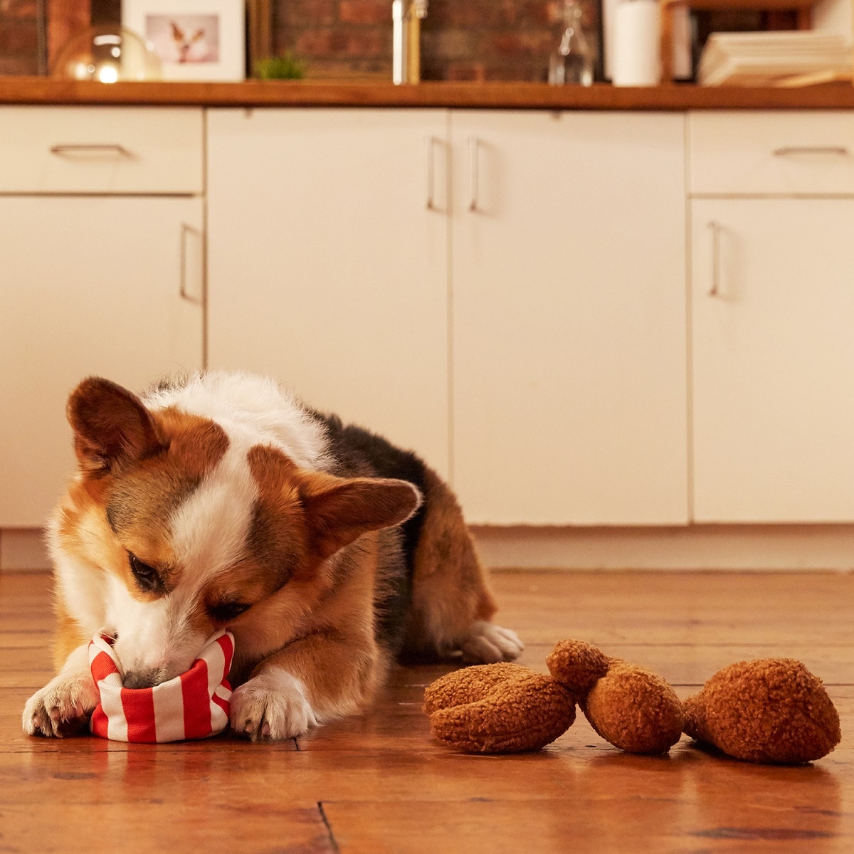 BARK Fried Chicken Dog Toy