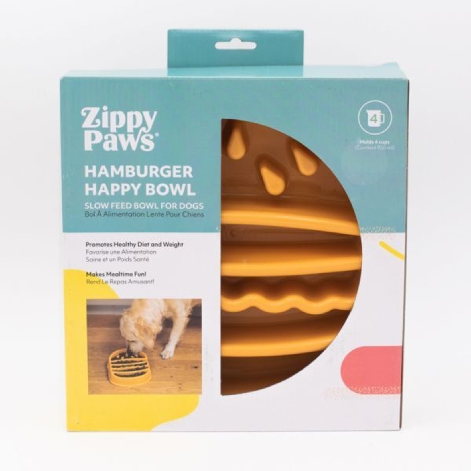 ZippyPaws Slow Feed Dog Bowl