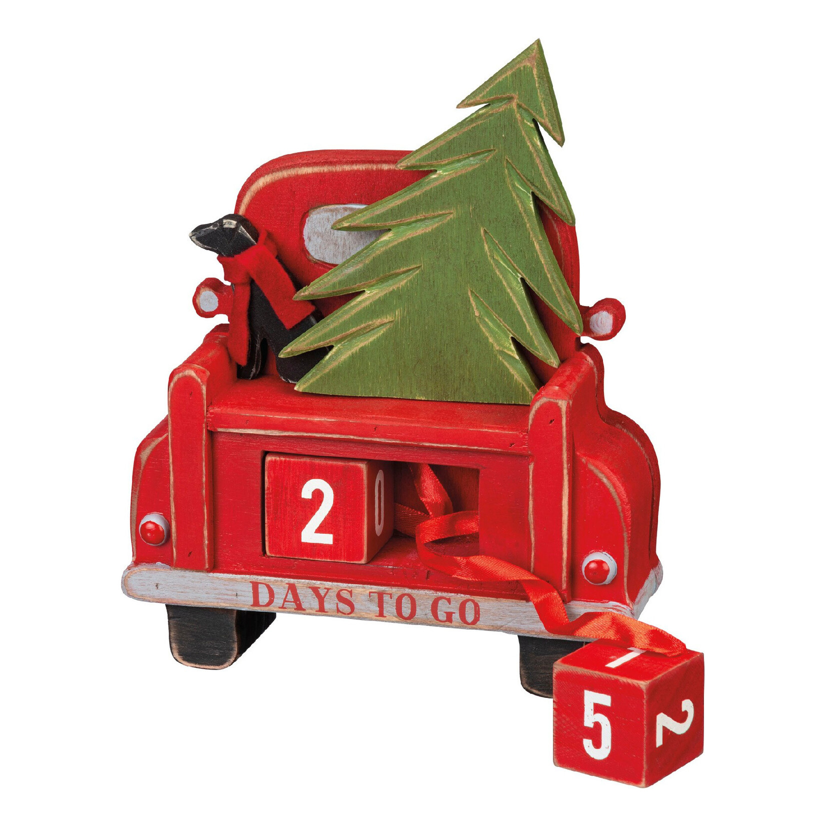 Carved Truck Block Countdown