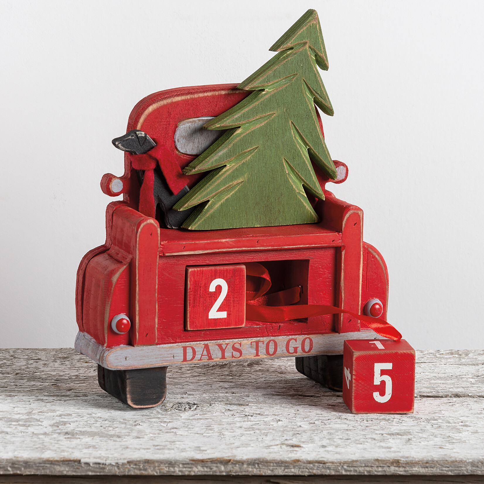 Carved Truck Block Countdown