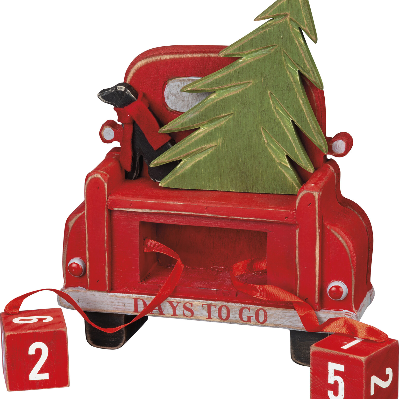 Carved Truck Block Countdown