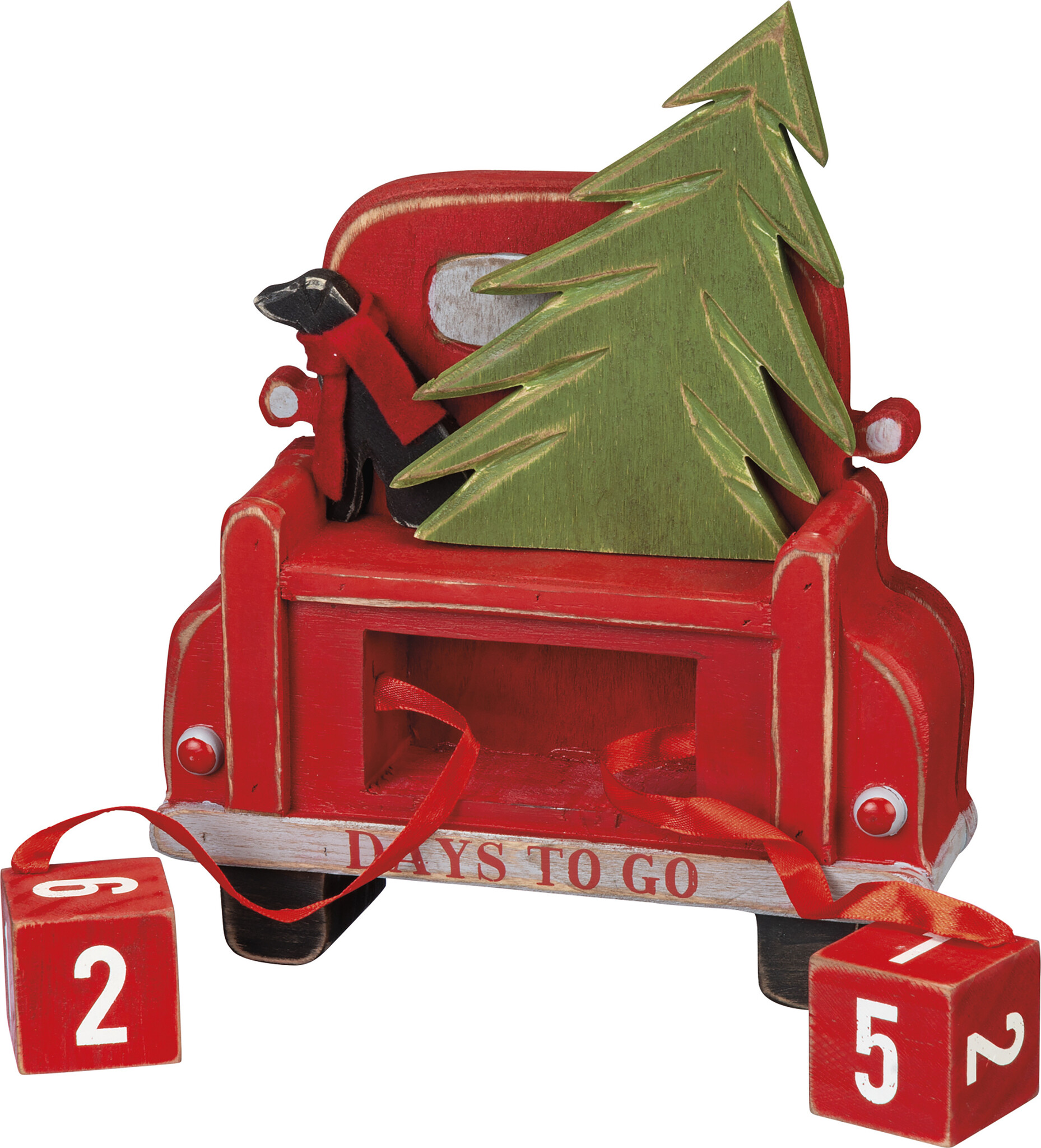 Carved Truck Block Countdown