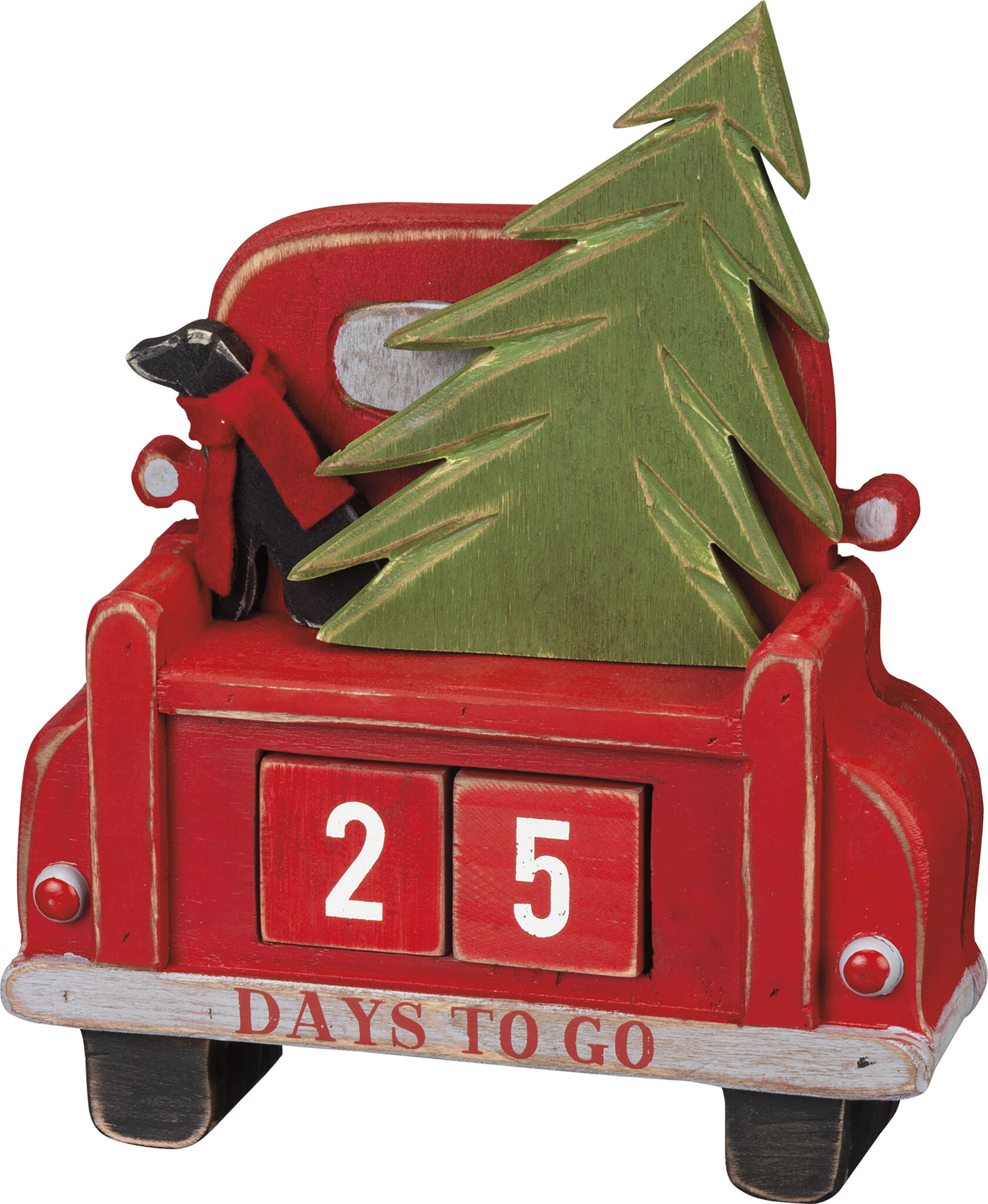 Carved Truck Block Countdown