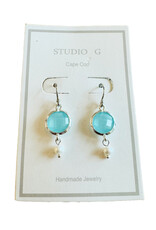 Studio G Round Crystal Earring