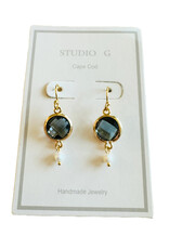 Studio G Round Crystal Earring