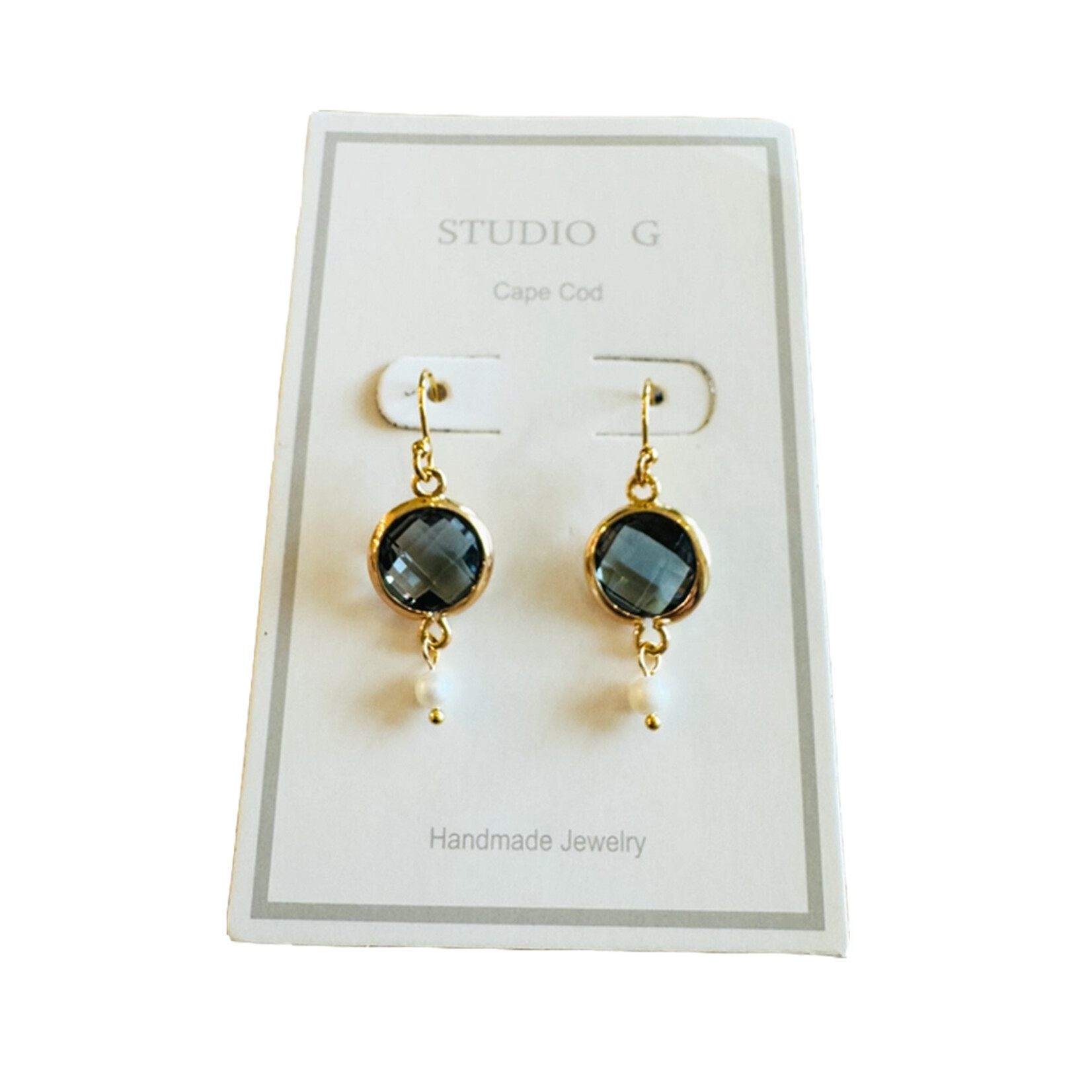 Studio G Round Crystal Earring