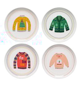 Danica Jubilee Ugly Sweater Appetizer Plate Set