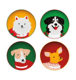 Danica Jubilee Holiday Hounds Appetizer Plate Set