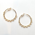 Studio G Wrap Small Pearl Loop Earring