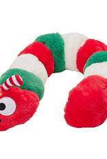 Patchwork Pet Giant Festive Caterpillar Dog Toy